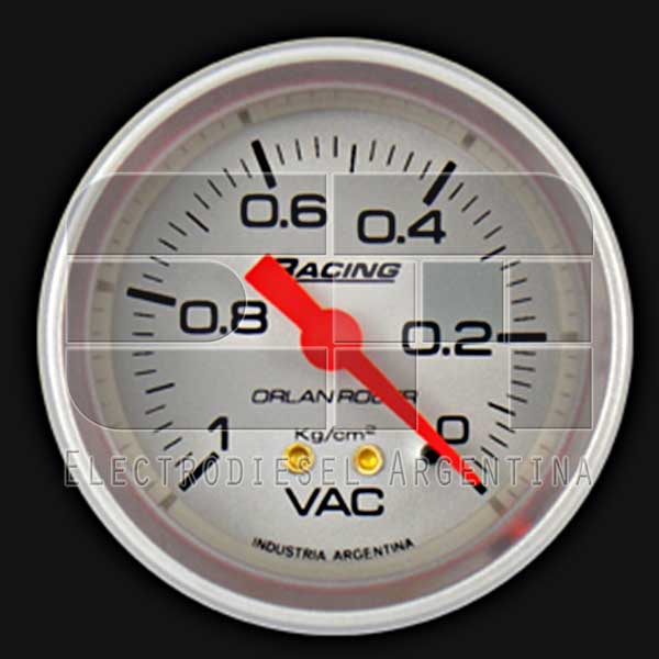 Reloj Presion de Turbo 50 psi Celeste Racing Orlan Rober